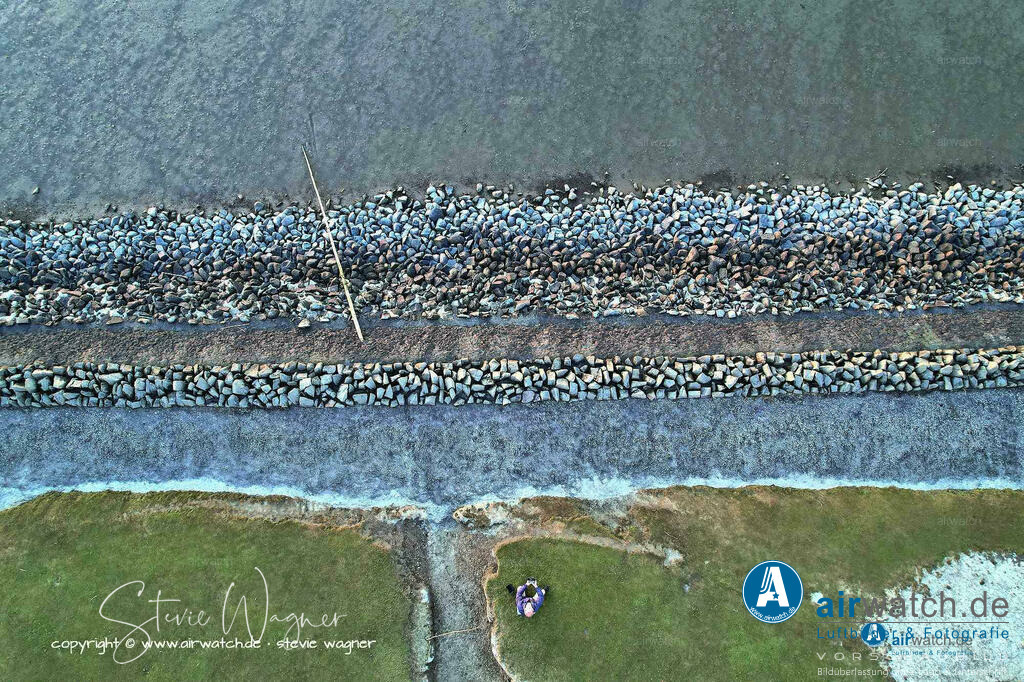 Luftbilder Nordfriesland, Nordstrand, Elisabeth-Sophien-Koog, Wattenmeer, Landgewinnung, Küstenschutz | Luftbild, Nordfriesland, Nordstrand, Elisabeth-Sophien-Koog, Wattenmeer, Landgewinnung, Küstenschutz