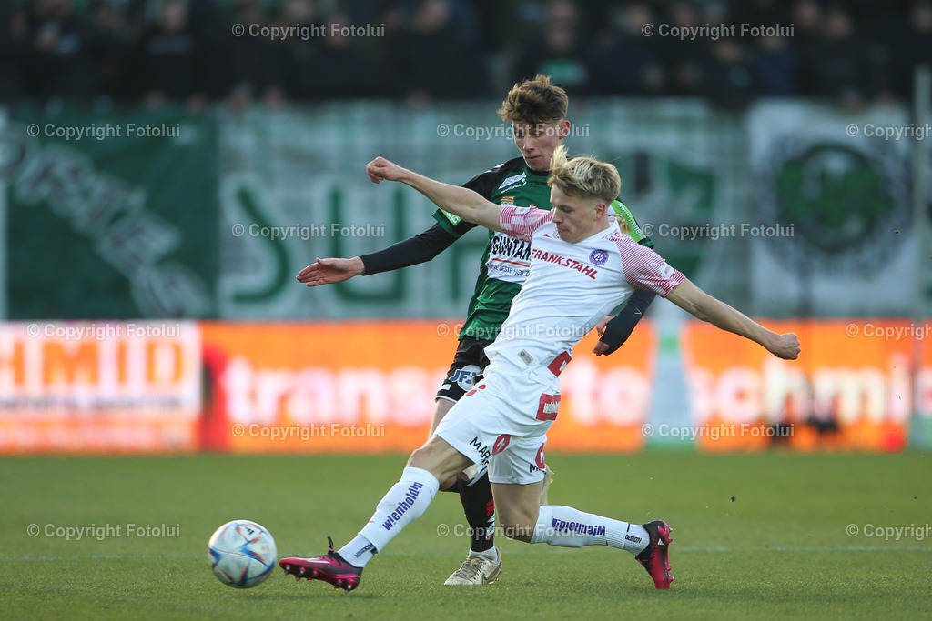 A_LUI_20230304_0022 | SPORT FUSSBALL ADMIRAL BUNDESLIGA SV RIED VS AUSTRIA WIEN
IM BILD: Matthias Braunöder (FK Austria Wien)

FOTO:FOTOLUI/UW