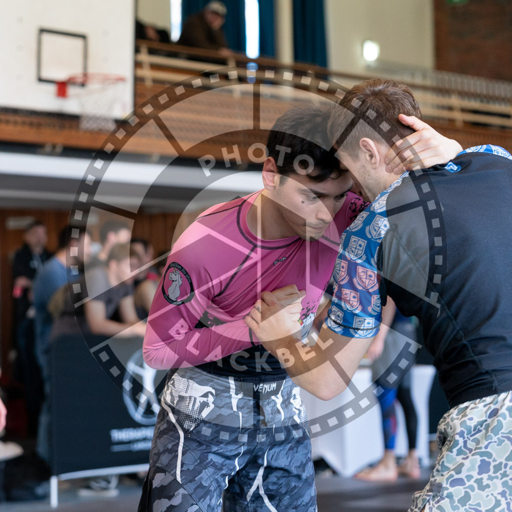 20250329PBB1525 | Fighters compete during the International Luta Livre (ILLCS) Germany IX Spring 2025 Competition spring on March 29, 2025 in Hannover, Germany.© Chiara Dazi