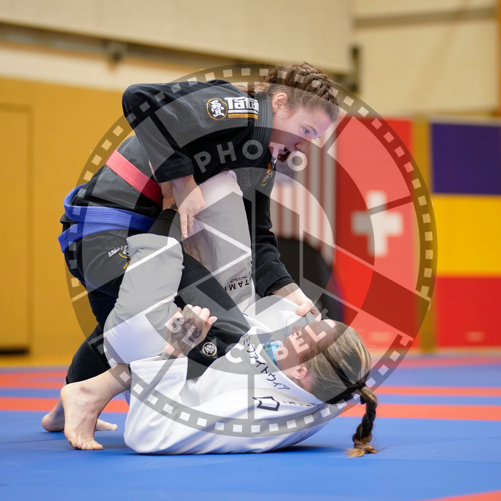 20240203PBB05936 | Fighters compete during the Brazilian Jiu-Jitsu Championship of the AJP Tour in Maintal by Frankfurt am Main, Germany, on February 2, 2024.