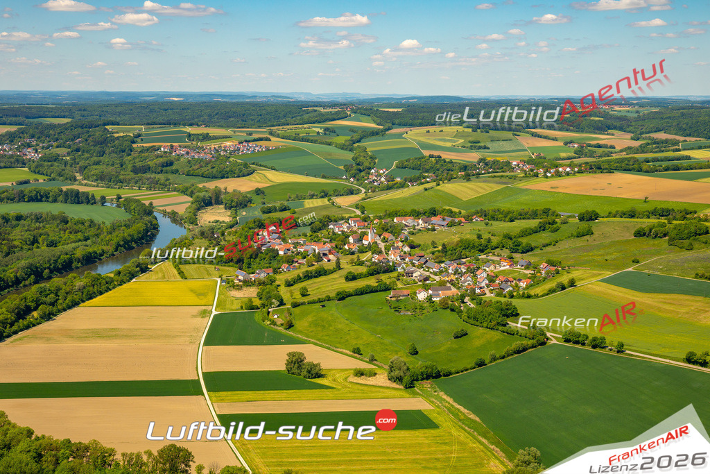 Luftaufnahme Lechsend Marxheim - Die Luftaufnahme wurde 2025 vom UL-Flugzeug heraus erstellt ( keine Drohne ) - Hochauflösende Luftaufnahme - für professionelle Ausdrucke geeignet. Die Geschenkidee !Mit Lizenz und Bildrechte bestellbar