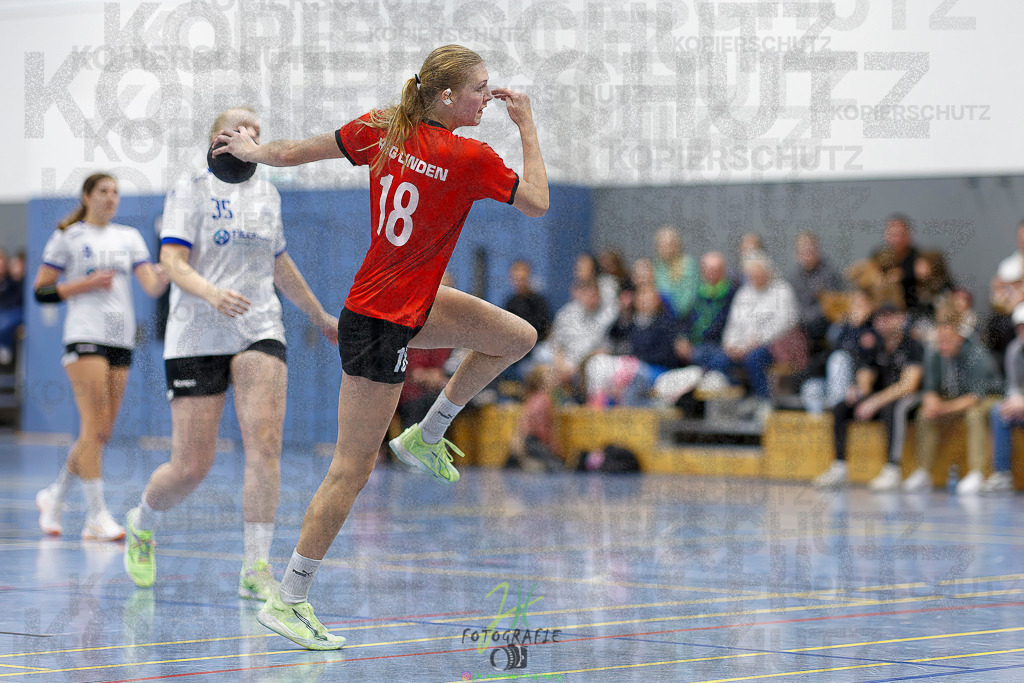 Frauen 2. Bezirksklasse; SG Rechtenbach - HSG Linden II | Frauen 2. Bezirksklasse; SG Rechtenbach - HSG Linden II am 16.11.2025 in Rechtenbach (Sporthalle Rechtenbach)Photo © 2025 - Jörg Heinrich - Realisiert mit Pictrs.com