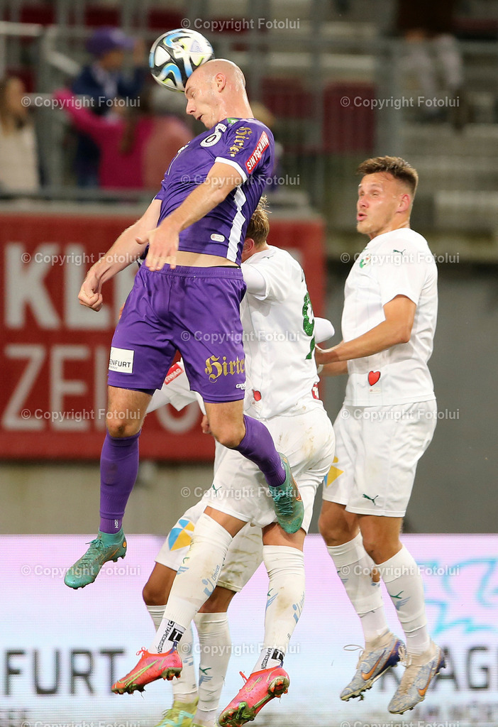 A_LUI_281023_06 | SPORT,FUSSBALL,ADMIRAL BUNDESLIGA AUSTRIA KLAGENFURT-WSG TIROL 28.10.2023
IM BILD: (WSG) UND NICOLAS WIMMER  (KLAGENGURT)FOTO: FOTOLUI