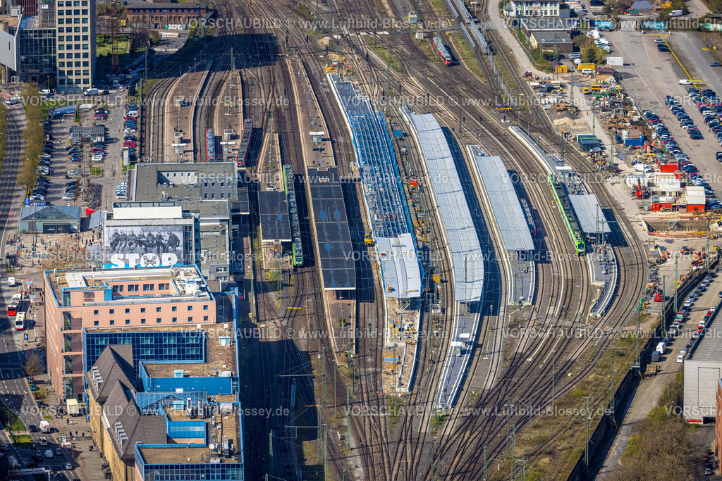 Dortmund220400550 | Luftbild, Baustelle am Dortmund Hauptbahnhof, City, Dortmund, Ruhrgebiet, Nordrhein-Westfalen, Deutschland