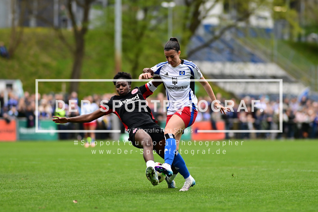 Fußball I Frauen I Saison 2024-2025 I 2. Bundesliga I 21. Spieltag I Hamburger SV - Eintracht Frankfurt II I 64168 | Der Sportfotograf. - Realisiert mit Pictrs.com