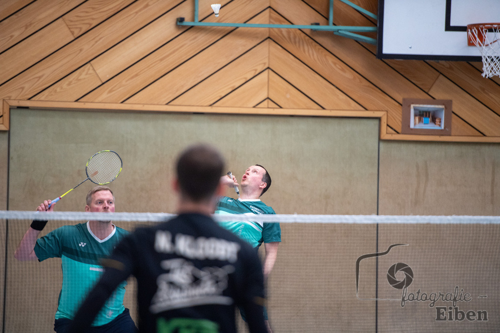 Spieltag Badminton TV Metjendorf | Tim Puls (TVM2); Spieltag Badminton TV Metjendorf am 16.02.2025; in Wiefelstede / Metjendorf (Sporthalle Auf dem Kamp), Photo: Philip Eiben 2025 - Realisiert mit Pictrs.com