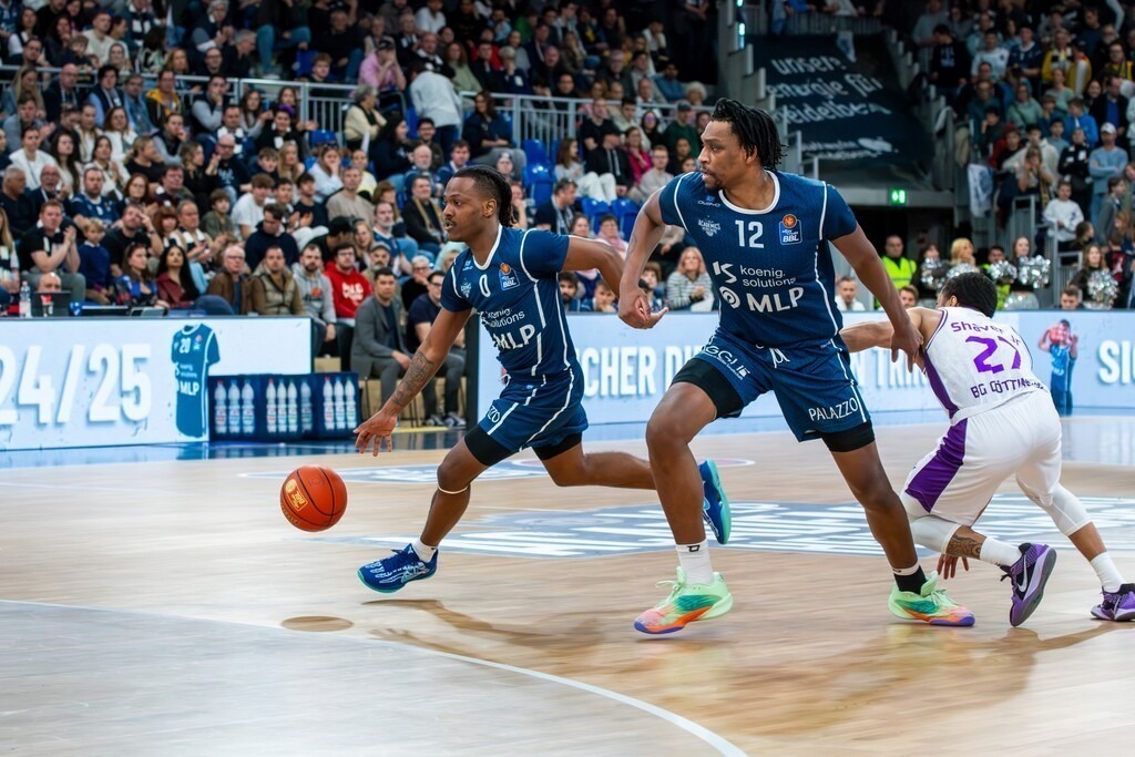 easy Credit BBL, Basketball Bundesliga, Saison 2024/25: MLP Academics Heidelberg gegen BG Göttingen***Am Ball: DJ Horne (0, Heidelberg) | easy Credit BBL, Basketball Bundesliga, Saison 2024/25: MLP Academics Heidelberg gegen BG Göttingen***Am Ball: DJ Horne (0, Heidelberg) - Realisiert mit Pictrs.com