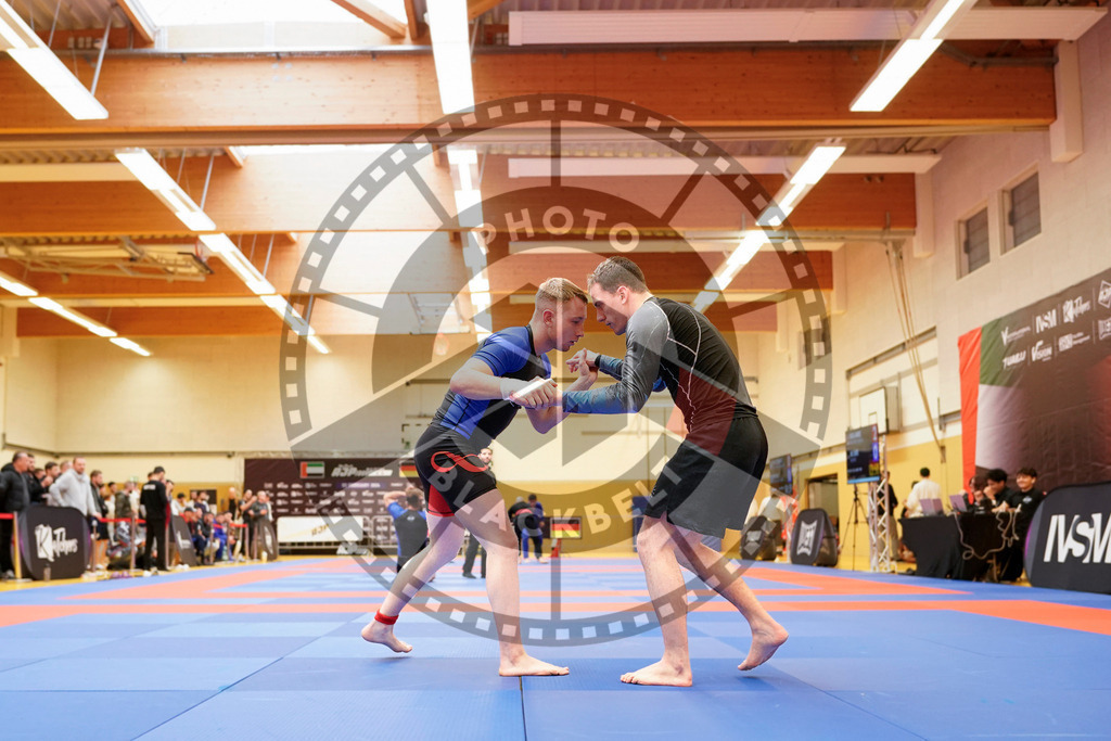 20240203PBB08490 | Fighters compete during the Brazilian Jiu-Jitsu Championship of the AJP Tour in Maintal by Frankfurt am Main, Germany, on February 2, 2024.