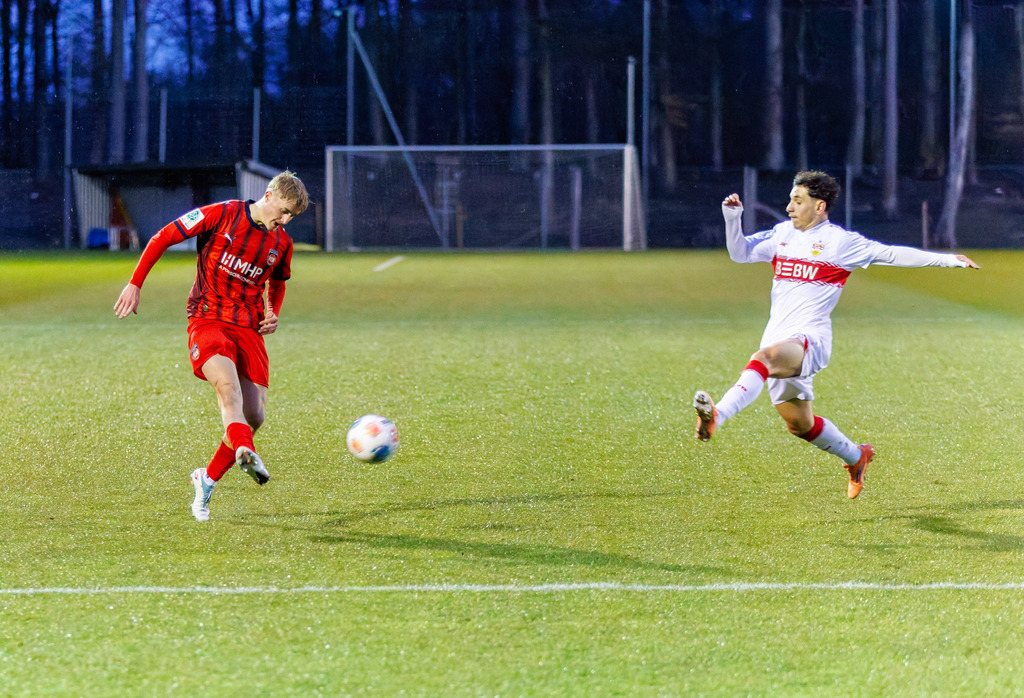 FCHVFB_260325_3-9 | 1.FC Heidenheim 1846 vs. VfB Stuttgart, Fußball, A-Junioren, Verbandspokal, 2025/2026, 25.03.2026 in Heidenheim, Rasenplatz, Walter-Birkhold-Jugendstadion(Foto: Michael Bulling) - Realisiert mit Pictrs.com