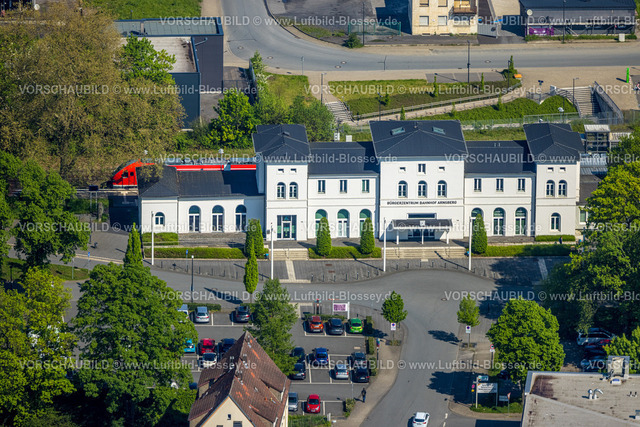 Arnsberg230500553 | Luftbild, Bürgerzentrum Bahnhof Arnsberg, Arnsberg, Sauerland, Nordrhein-Westfalen, Deutschland