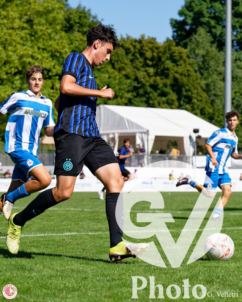 GenevaCup 3-4 - RC Deportivo v FC Inter Milan | during the GenevaCup 3-4 match between RC Deportivo and FC Inter Milan at Stade des Arberes in Meyrin, Switzerland