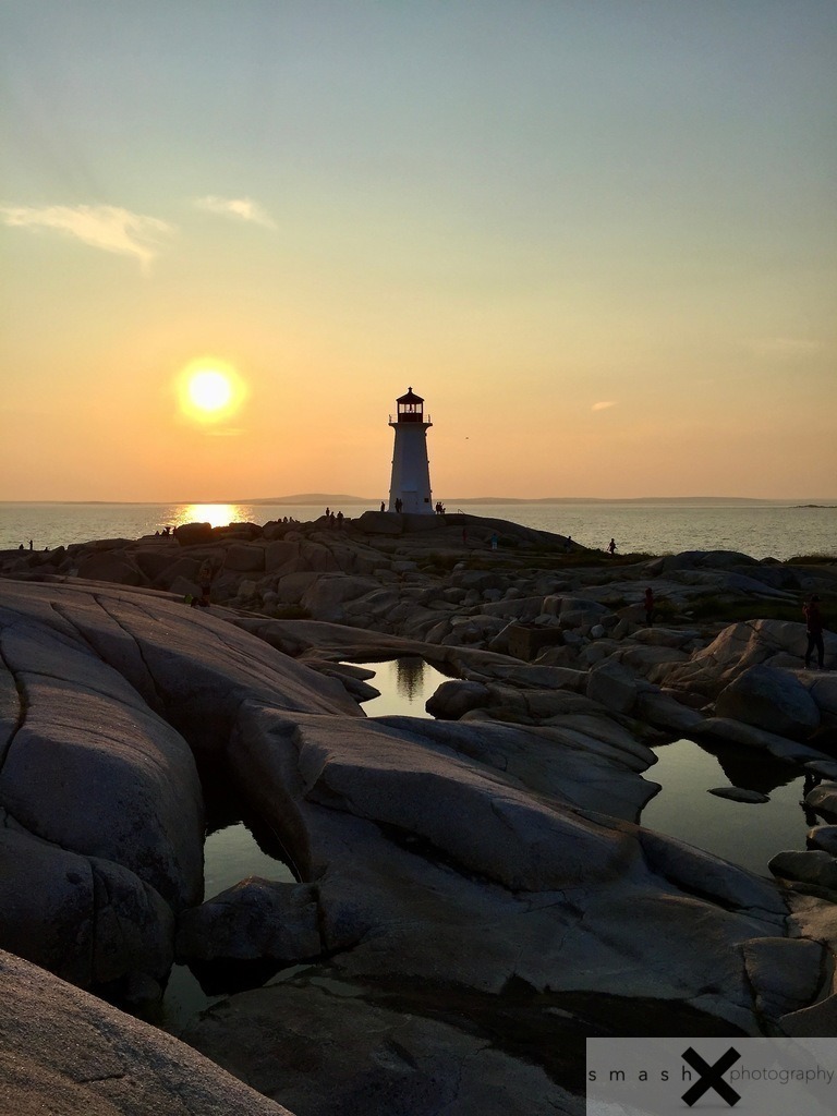 Sunset-Lighthouse 01 | Peggy's Cove, Halifax, Nova Scotia (Canada/Kanada)