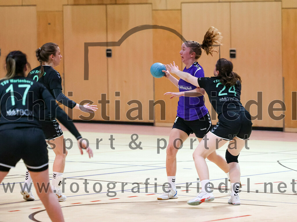 2023-02-25_100_SpVgg_Altenerding_III_gegen_TSV_Wartenberg_II | Erding, Deutschland, 25.02.2023:
Handball, Bezirksklasse Frauen Staffel Mitte 2022 / 2023, 13. Spieltag, SpVgg Altenerding III gegen TSV Wartenberg II, Endergebnis: 23:26

Foto: Christian Riedel / fotografie-riedel.net