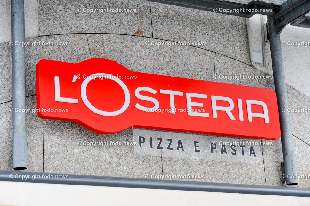 Deutschland_ Baden-Wuerttemberg_ Goeppingen_ 17.01.2025-10 | 17.01.2025, Deutschland, GER, Baden-Wuerttemberg, Goeppingen, im Bild Themenbild, Stadtansichten, L´Osteria, Pizza, Pasta, Restaurant, Italienisch, Gaeste, Bewirtung, Schild, Logo, Werbung, Reklame