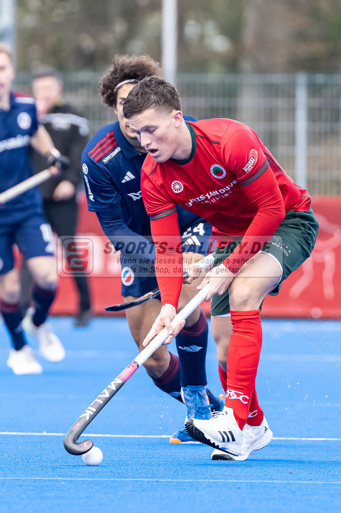 HK_20240323_109894 | 1. Bundesliga Hockey Herren Crefelder HTC - Mannheimer HC am 23.3.2024 Crefelder HTC  Hüttenallee, Krefeld , Julius Hayner ( Crefelder HTC #6 )