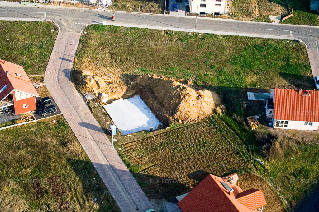 Luftbild: Neubaugebiet NO, Im Unterfeld im Ortsteil Schaidt in Wörth im Bundesland Rheinland-Pfalz in Deutschland. Foto: IMG_5093.jpg vom 24.12.2006 durch Werner Riehm/FLY-FOTO.de