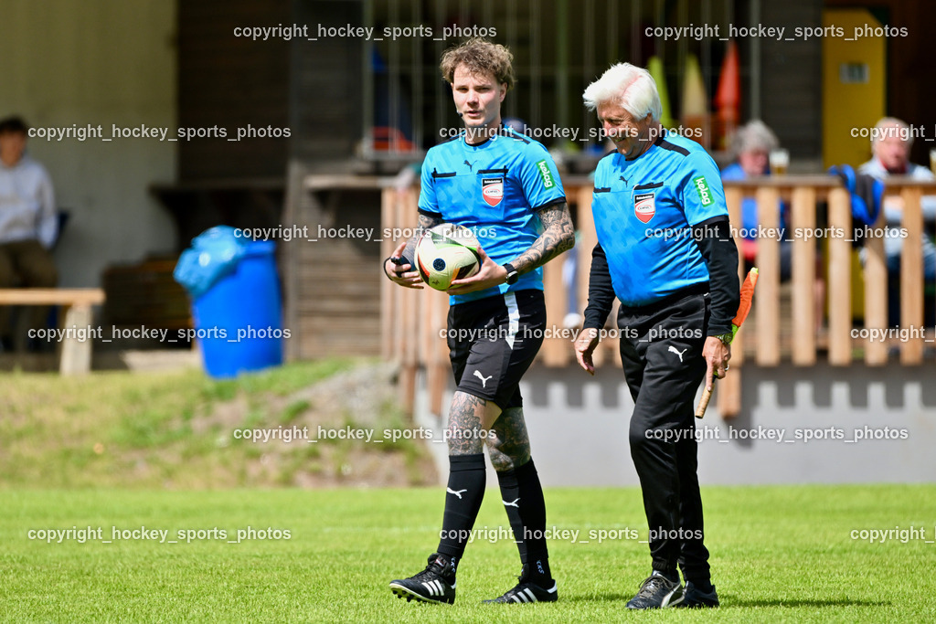 WSG Radenthein vs. UEC Thal Assling | Marcel Andre Vaschauner Referee, Wolfgang Pichler Referee, WSG Radenthein vs. URC Thal Assling, WSG Radenthein vs. URC Thal Assling am 16.05.2026 in Radenthein (Stadtstadion WSG Radenthein), Austria, (Photo by Bernd Stefan)