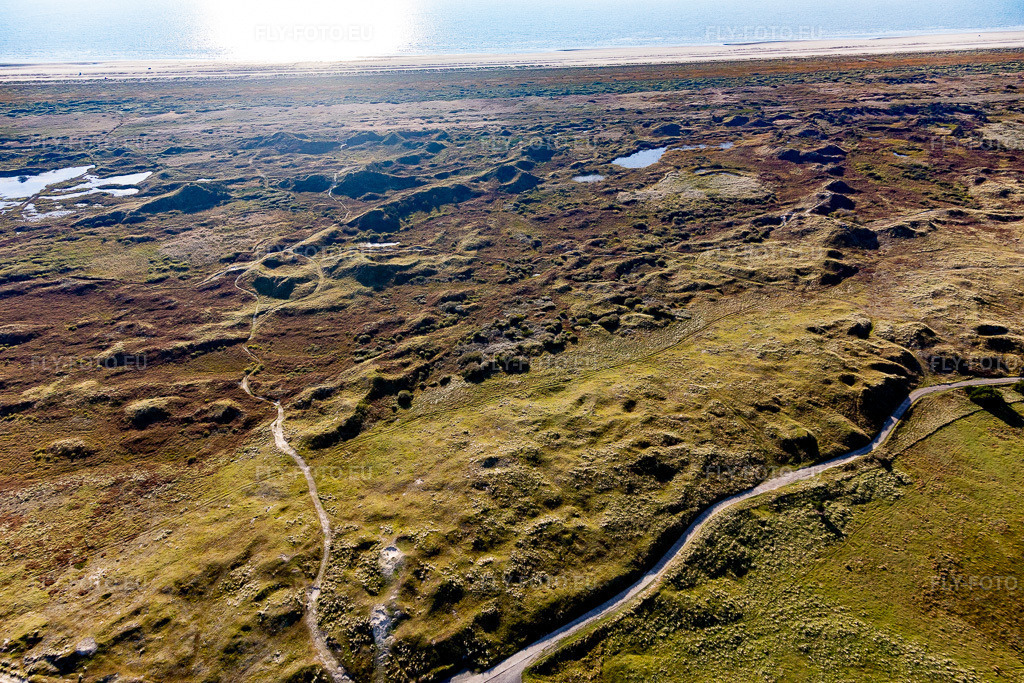 Vue aérienne: Parc national de la mer des Wadden à Fanø dans le département Syddanmark, Danemark. Photo: IMG_118712.jpg prise le 21/09/2019 par Werner Riehm/FLY-FOTO.eu – Résolution de l'original: 5472 x 3648 px