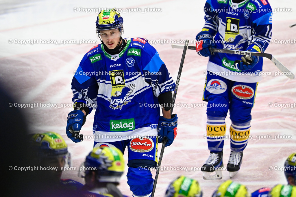 EC IDM Wärmepumpen VSV vs. HC Innsbruck  6.10.2024 | #2 MACPHERSON Dylan EC VSV, EC IDM Wärmepumpen VSV vs. HC Innsbruck  6.10.2024, EC IDM Wärmepumpen VSV vs. HC Innsbruck  am 06.10.2024 in Villach (Stadthalle Villach), Austria, (Photo by Bernd Stefan)