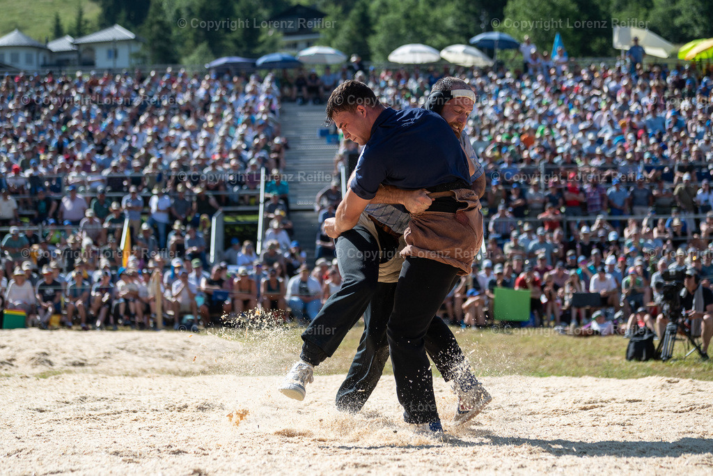 Schwingen -  Schwarzseeschwinget 2025 | Schwarzsee, 22.6.25, Schwingen - Schwarzseeschwinget.