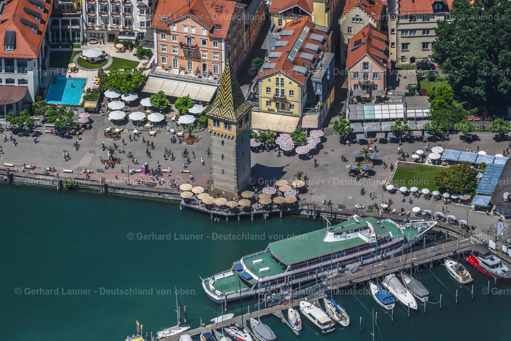 4031523 | LINDAU (BODENSEE) 12.06.2020 Tourismus- Attraktion und Sehenswürdigkeit " Mangturm " in Lindau (Bodensee) am Bodensee im Bundesland Bayern, Deutschland. Weiterführende Informationen bei: Lindau Tourismus und Kongress GmbH. // Tourist attraction and sightseeing " Mangturm " in Lindau (Bodensee) at Bodensee in the state Bavaria, Germany. Further information at: Lindau Tourismus und Kongress GmbH. Foto: Gerhard Launer