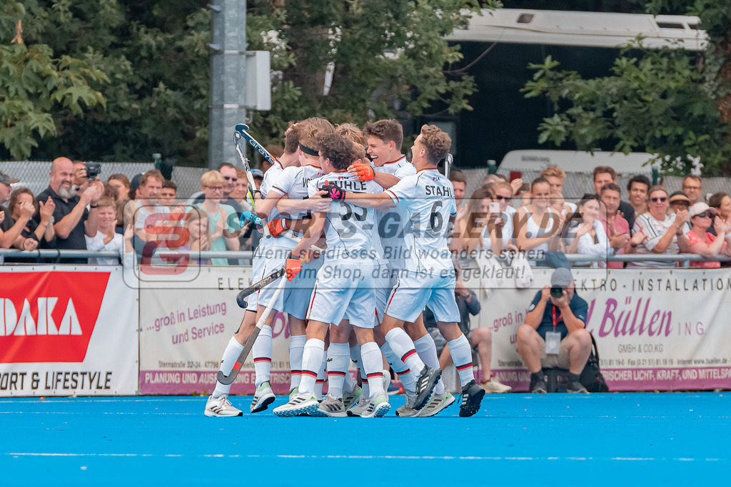 HK_20230716_102889 | Euro Hockey MU18 Boys Finale Belgium vs Germany Championship Girls &amp; Boys am 16.7.2023 CHTC , Krefeld ,