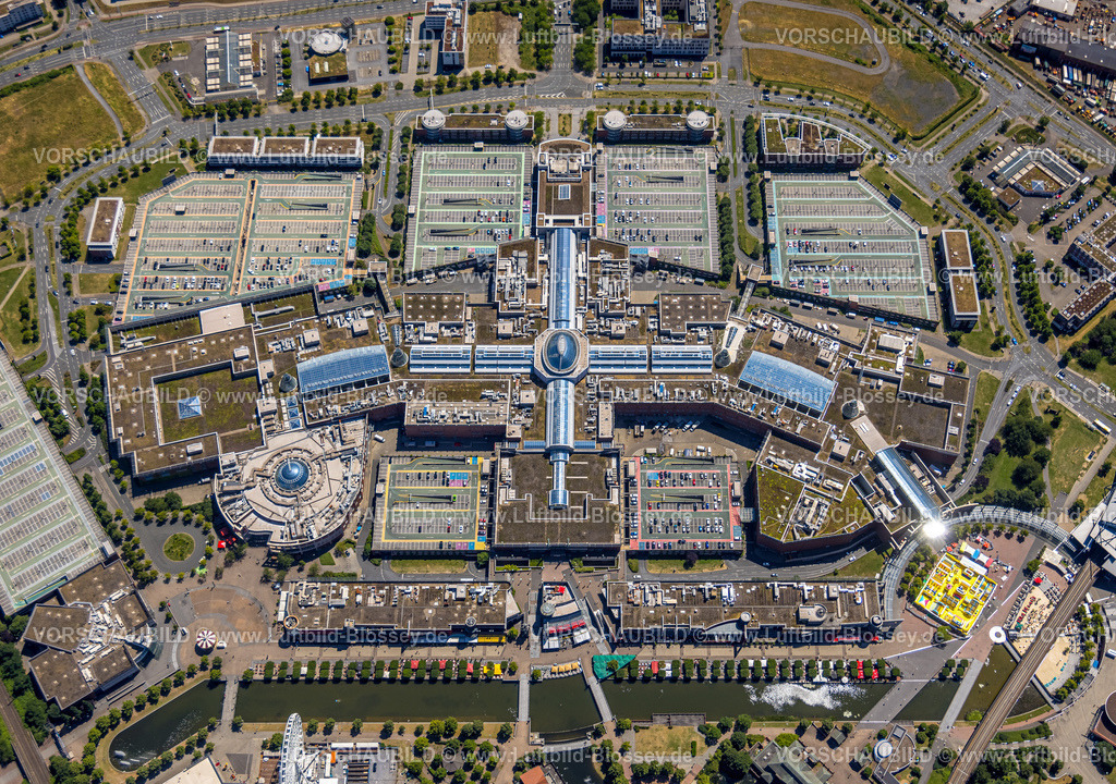 Oberhausen230704680 | Luftbild, Westfield Centro Einkaufszentrum, Neue Mitte, Borbeck, Oberhausen, Ruhrgebiet, Nordrhein-Westfalen, Deutschland