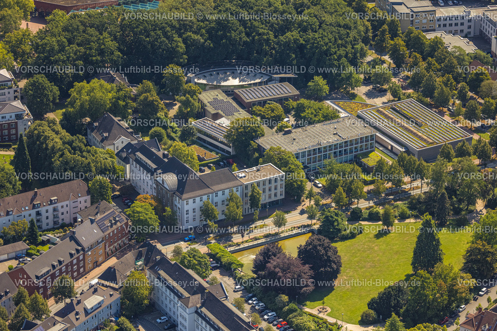 Gladbeck250800576 | Luftbild, Riesener Gymnasium und Amtsgericht, Gladbeck, Ruhrgebiet, Nordrhein-Westfalen, Deutschland