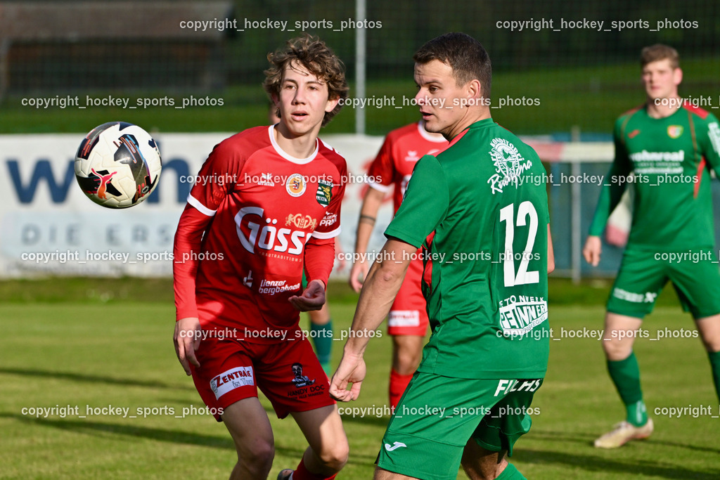 FC ASKÖ Gmünd vs. SV Rapid Lienz | #3 Valentin Dorer Rapid Lienz, #12 Marvin Metzler FC Gmünd, FC ASKÖ Gmünd vs. SV Rapid Lienz, FC ASKÖ Gmünd vs. SV Rapid Lienz am 09.11.2025 in Ferlach (Ballspielhalle Ferlach), Austria, (Photo by Bernd Stefan)