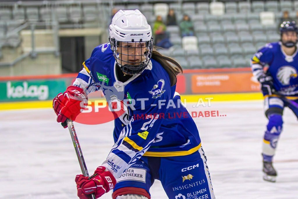 Eishockey DEBL 2023/24 | Eishockey DEBL 2023/24, KAC Frauen - Villach Lady Hawks am 27.09.2023 in Klagenfurt (Heidi Horten Arena), Austria, (Photo by Ernst Krawagner sport-fan.at) - Realisiert mit Pictrs.com