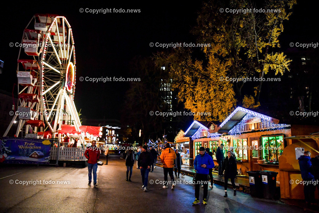 Christkindlmarkt_ Volksgarten Linz_ 23.11.2022-5 | 23.11.2022, Linz,  AUT, Christkindlmarkt Volksgarten, im Bild Christkindlmarkt Volksgarten, Huetten, Standln, Weihnachtsdekoration