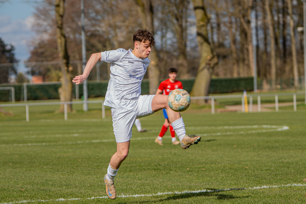 Fußball I Herren I Saison 2025-2026 I Halbfinale Kreispokal VEC I  BW Langförden - TV Dinklage II I 18953 | jns.sportfotos - Realisiert mit Pictrs.com