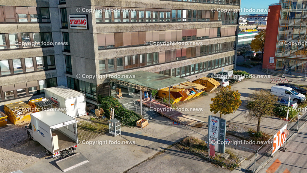 Strabag_ Linz_ 06.11.2023-23 | 06.11.2023, Linz, AUT, Strabag, im Bild Strabag, Bauunternehmen, Altbau, Neubau


Drohne