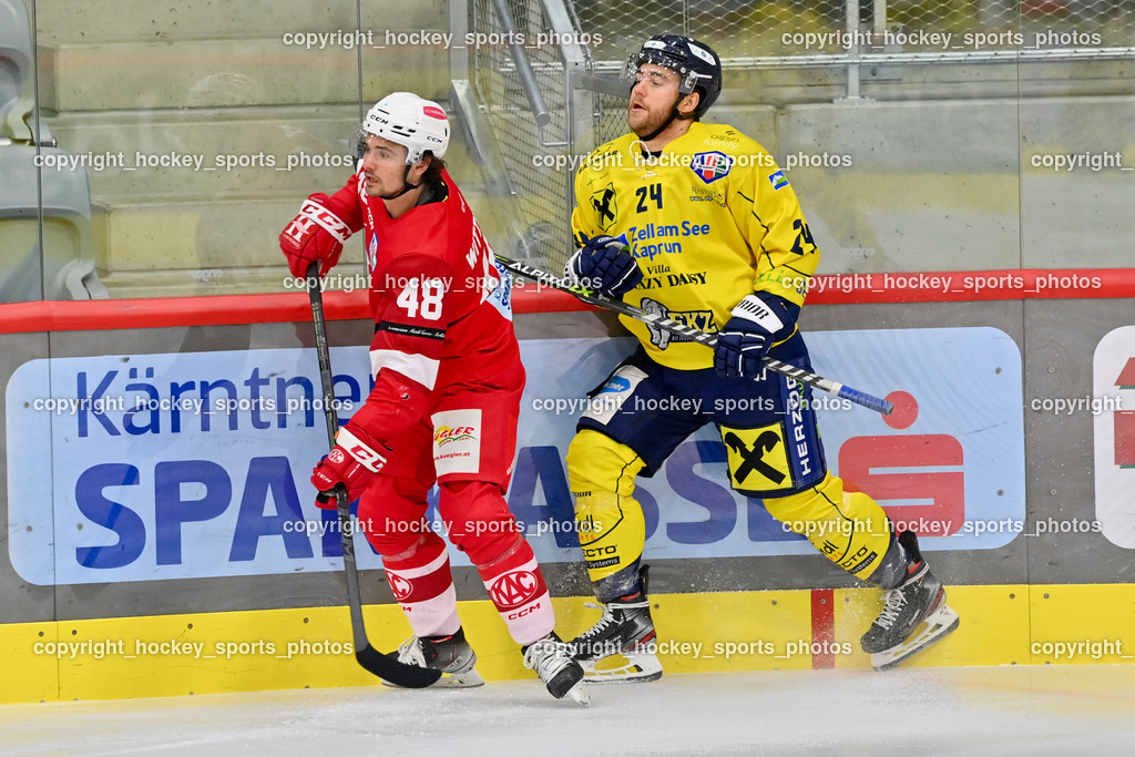 EK Zeller Eisbären vs. EC KAC Future Team 5.11.2022 | #48 Witting Samuel, #24 Schernthaner Johannes