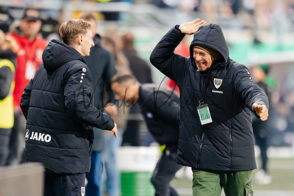 2. Bundesliga, Saison 2025/26, 15. Spieltag: SC Preußen Münster - Hannover 96 | Münster, 05.12.2025: 2. Bundesliga, 15. Spieltag, SC Preußen Münster gegen Hannover 96 im LVM-Preußenstadion in Münster. Foto: sportfotografie.ms | Markus Paletta - Realisiert mit Pictrs.com