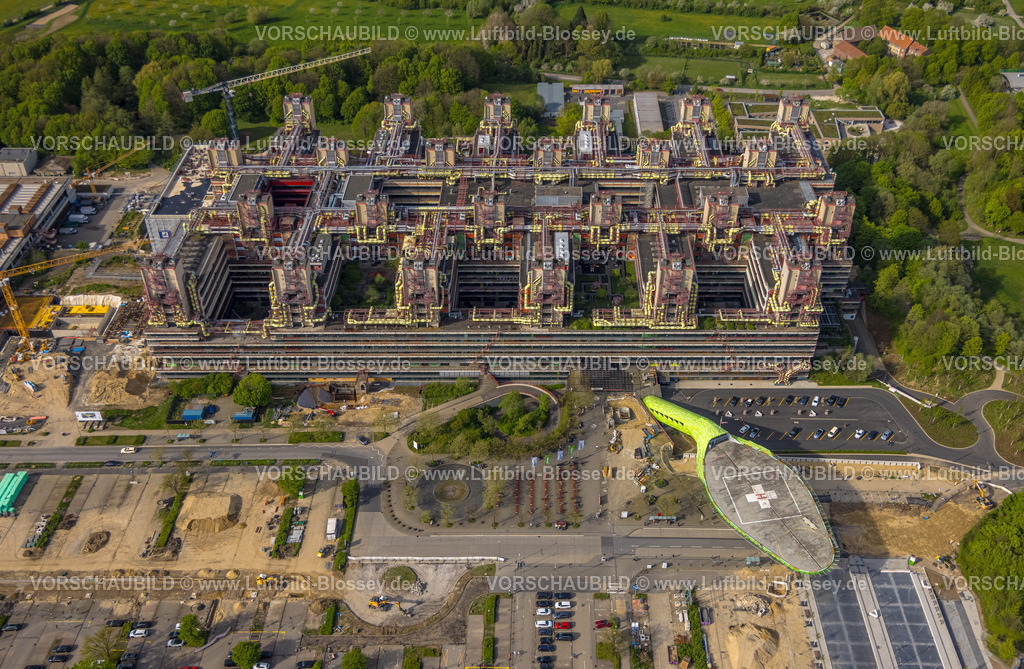 Aachen240403445UniKlinikRWTH | Luftbild, Rheinisch-Westfälische Technische Hochschule Aachen, Universität RWTH Campus Melaten Süd, Uniklinik, wissenschaftlicher Forschungsstandort, Pauwelsstraße, Vaalserquartier, Aachen, Rheinland, Nordrhein-Westfalen, Deutschland