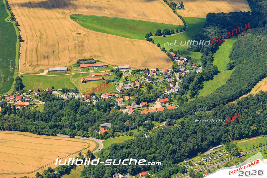 Luftbild von  Dippoldiswalde - Luftaufnahme wurde 2016 von https://frankenair.de mittels Flugzeug (keine Drohne) erstellt - die Geschenkidee