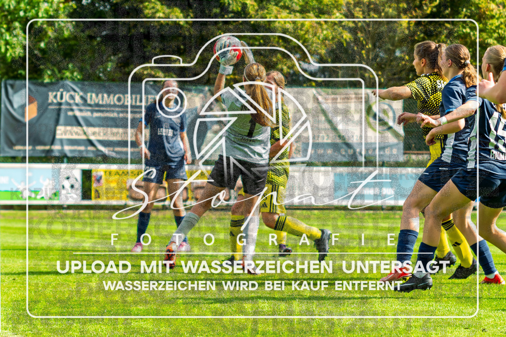 Kreisliga Frauen OHZ/VER - TSV St. Neu Jürgen vs. SG Fulde | Tabea Marie Nave (TSV Neu St. Jürgen #1); Kreisliga Frauen OHZ/VER - TSV St. Neu Jürgen vs. SG Fulde am 12.09.26 in Sportplatz Eiche, Worpswede - Realisiert mit Pictrs.com