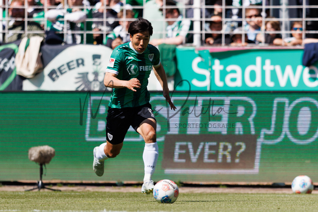 2. Bundesliga, Saison 2025/26, 31. Spieltag: SC Preußen Münster - DSC Arminia Bielefeld | Münster, 25.04.2026: 2. Bundesliga, 31. Spieltag, SC Preußen Münster gegen Arminia Bielefeld im LVM-Preußenstadion in Münster. Foto: sportfotografie.ms | Markus Paletta - Realisiert mit Pictrs.com