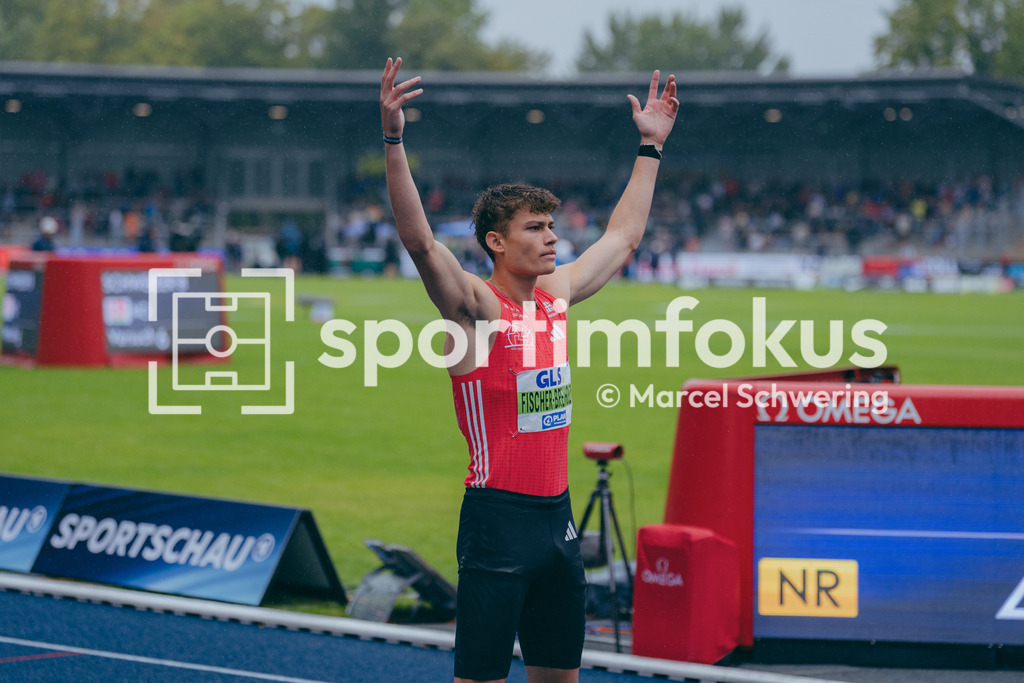 Deutsche Meisterschaften der Frauen und Männer 2026 | Owe Fischer-Breiholz, Königsteiner LV, 400 Meter Hürden, Finale, Deutsche Meisterschaften der Frauen und Männer 2026, Lohrheidestadion Bochum-Wattenscheid, 26.07.2026. Foto: Marcel Schwering / sportimfokus - Realisiert mit Pictrs.com