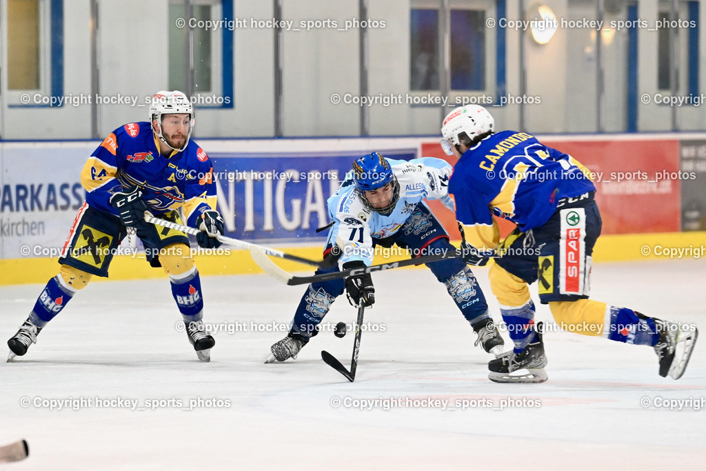 ESC Steindorf vs. HC Kufstein Dragons 25.2.2023 | #64 Ahonen Leevi, #71 Dobnig Elias, #29 Camondo Maximilian