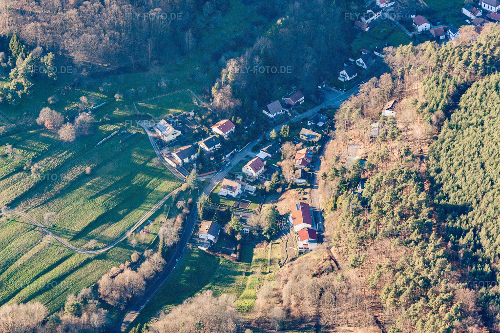 Zum Abtskopf | Luftbild: Zum Abtskopf im Ortsteil Blankenborn in Bad Bergzabern im Bundesland Rheinland-Pfalz in Deutschland. Foto: IMG_61878.jpg vom 28.01.2014 durch Werner Riehm/FLY-FOTO.de - Realisiert mit Pictrs.com