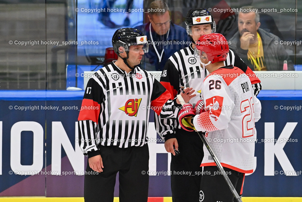 EC IDM Wärmepumpen VSV vs. Comarch Cracovia 11.9.2022 | Christian Bo Persson, Milan Zrnić, Referees, #26 Voitéch Polák