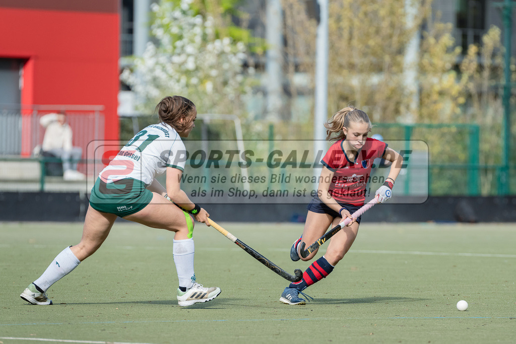 HK_20231021_105645 | Deutsche Meisterschaft WU16 Uhlenhorst Mülheim - Berliner HC am 21.10.2023 DHC, Düsseldorf ,