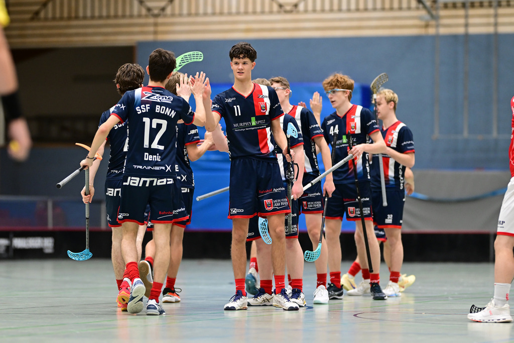 Floorball I Herren I Saison 2024-2025 I 2. FBL Herren Nord-West I 12. Spieltag I MTV Mittelnkirchen - SSF Dragons Bonn II I 037631 | Der Sportfotograf. - Realisiert mit Pictrs.com