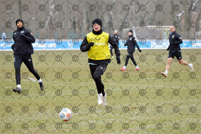 RGE_7748b | Hertha BSC, 2.Bundesliga, Herren, Training, Saison 2025/26, im Bild  Sebastian Groenning ( Hertha BSC ),  Mittwoch 04.02. 2026,   Fotograf:   Ralf Gebhardt - Realisiert mit Pictrs.com