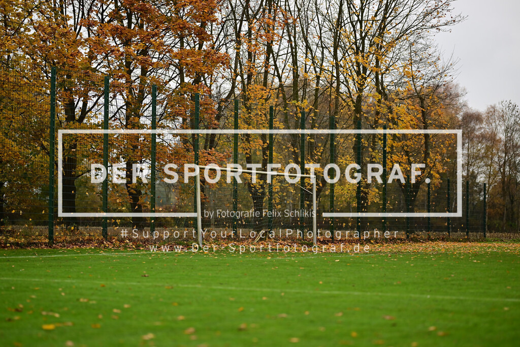 Fußball I Juniorinnen I Saison 2025-2026 I Niedersachsenpokal I Viertelfinale I JFV A-O-B-H-H - FC Rosengarten I 34867 | Symbol, Symbolfoto, Symbolbild, Sinnbild, Bildsymbol, Darstellung, Signum: Tor, Netz, Pfosten, Latte, Fußballtor, Tor, Tornetz, pfosten, latte, halterung, herbst, blätter, laub, rasen, laub auf dem Rasen, bäume, laubbaum, laubbäume, spielfeld, fussball,  - Realisiert mit Pictrs.com