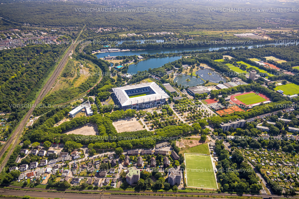 Duisburg220701840 | Luftbild, MSV Arena, Schauinsland-Reisen-Arena, Fußballstadion, Sportpark Duisburg, Regattabahn, Neudorf, Duisburg, Ruhrgebiet, Nordrhein-Westfalen, Deutschland