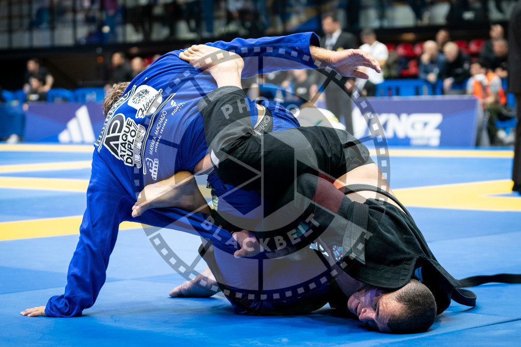20240126PBB0629 | Fighters compete during the Brazilian Jiu-Jitsu European Championship of the IBJJF in Paris, France, on January 26, 2024.