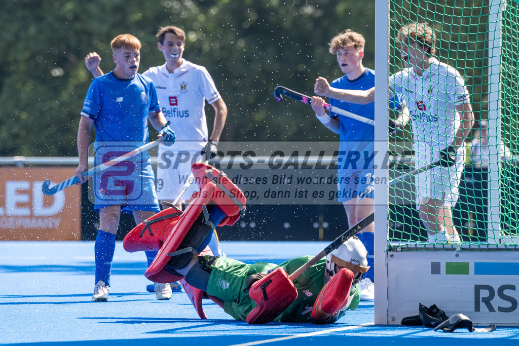 SFE_20230708_0053 | EuroHockey EM U18 Boys Belgium vs Scotland am 08.07.2023 in Krefeld (Gerd-Wellen-Hockeyanlage), Photo: Stephan Fehrmann 2023 (Sports-Gallery)